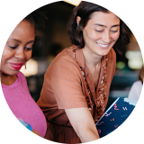 Mailchimp employees participating in a work activity